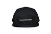 OXF 5 PANEL CAP - BLACK