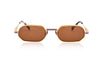 MR ZUZU - Gold Titanium / Brown lens